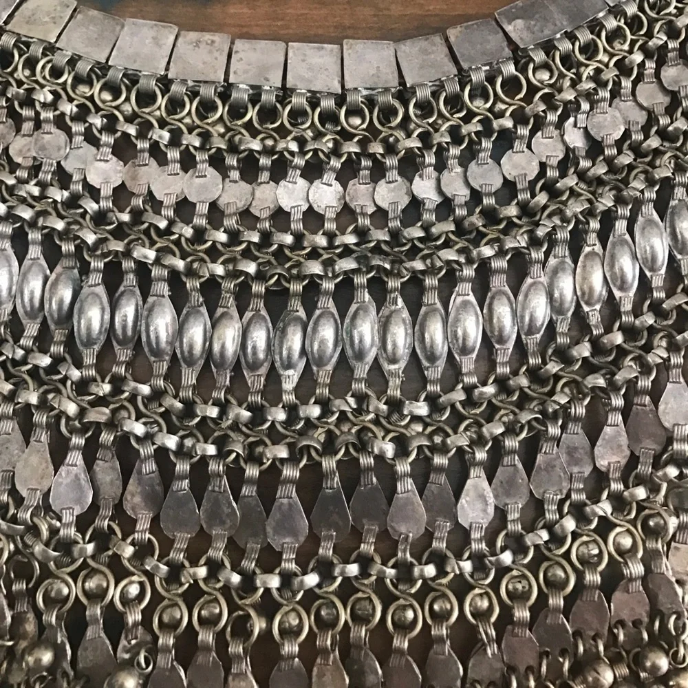 SOLD Gypsy- VTG Bohemian Festival Necklace Belly dancer Lebanon Egyptian - Picture 8 of 10